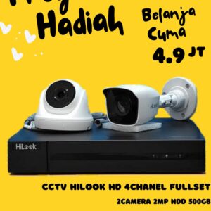 Program Belanja Hadiah Cctv Hilook 4 Chanel Fullset