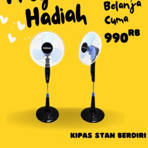 Program Belanja Hadiah Kipas Stand Berdiri
