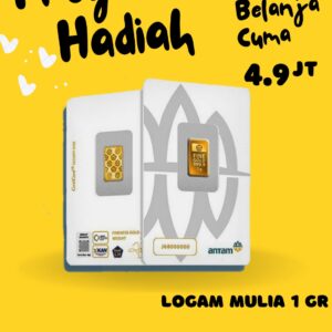 Program Belanja Hadiah Logam Mulia 1 Gram