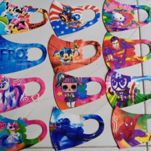 Masker Scuba Anak 3D Printing [1 lusin isi 12]