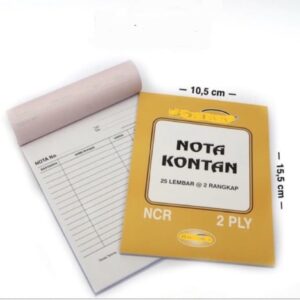 Nota Kontan 2Ply Ncr Exclusive [1 pak isi 10]