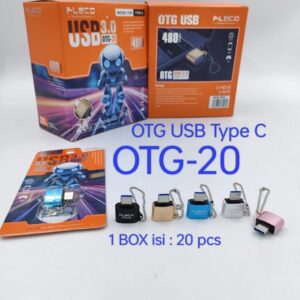 OTG FLECO OTG-20 METAL + GANTUNGAN [TYPE-C]