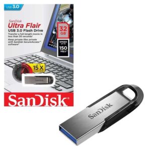 Flashdisk Sandisk Ultra Flair 32gb besi